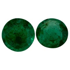 1.32 Ct Emerald Round Loose Gemstone
