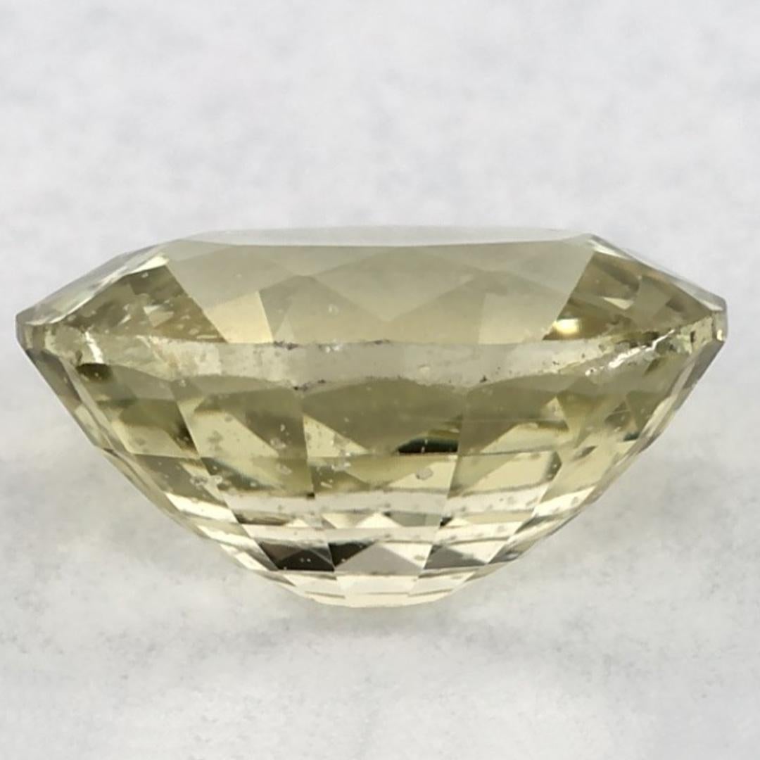 1.32 Ct Green Sapphire Oval Loose Gemstone (Saphir vert ovale en vrac) Neuf - En vente à Fort Lee, NJ