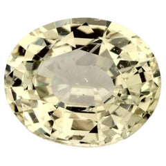 1.32 Ct Green Sapphire Oval Loose Gemstone (Saphir vert ovale en vrac)