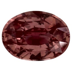 1.32 Ct Pink Sapphire Oval Loose Gemstone
