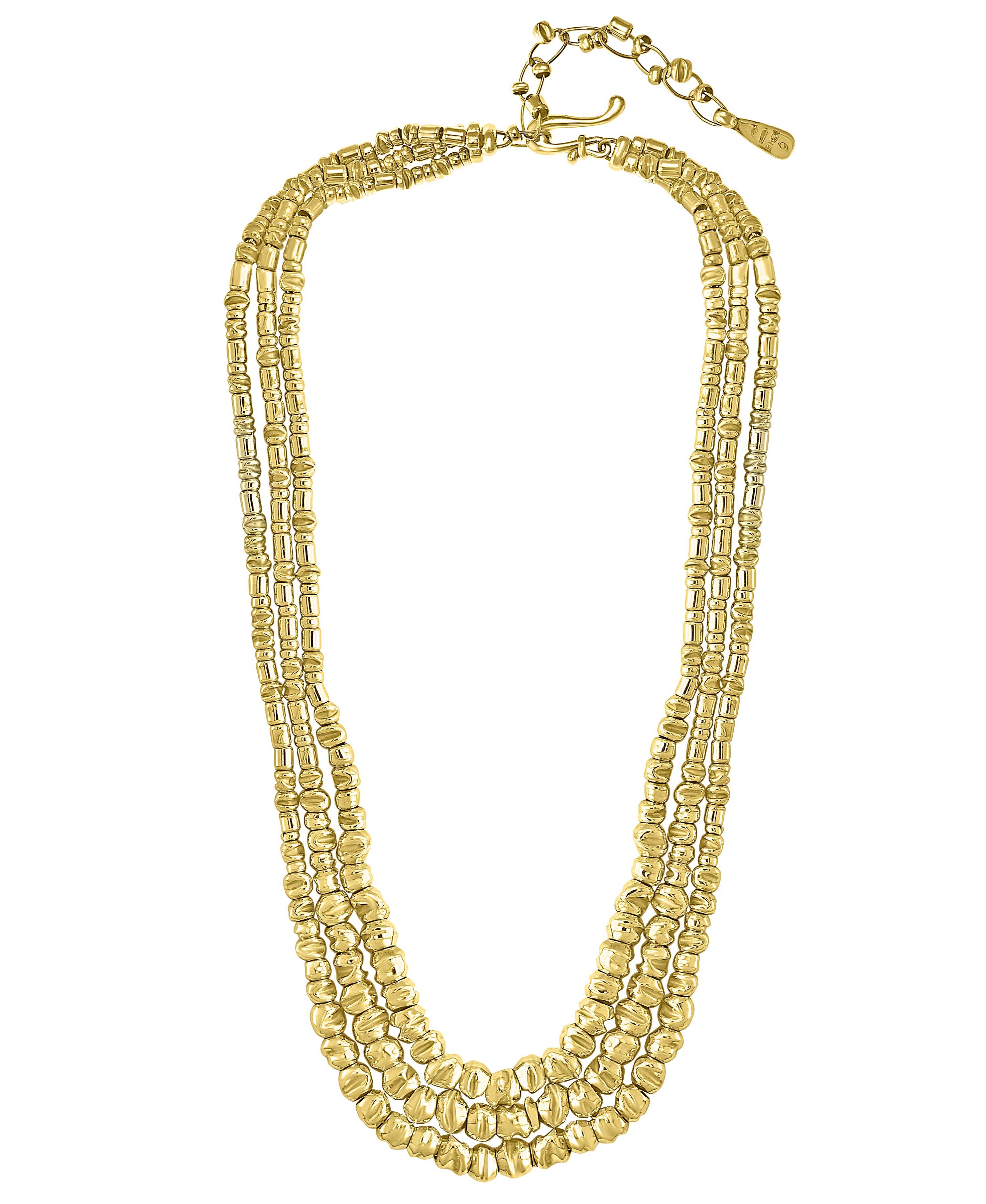 132 Gm 18 Karat Gelbgold Designer Orlando-Orlandini Halskette im Zustand „Hervorragend“ im Angebot in New York, NY