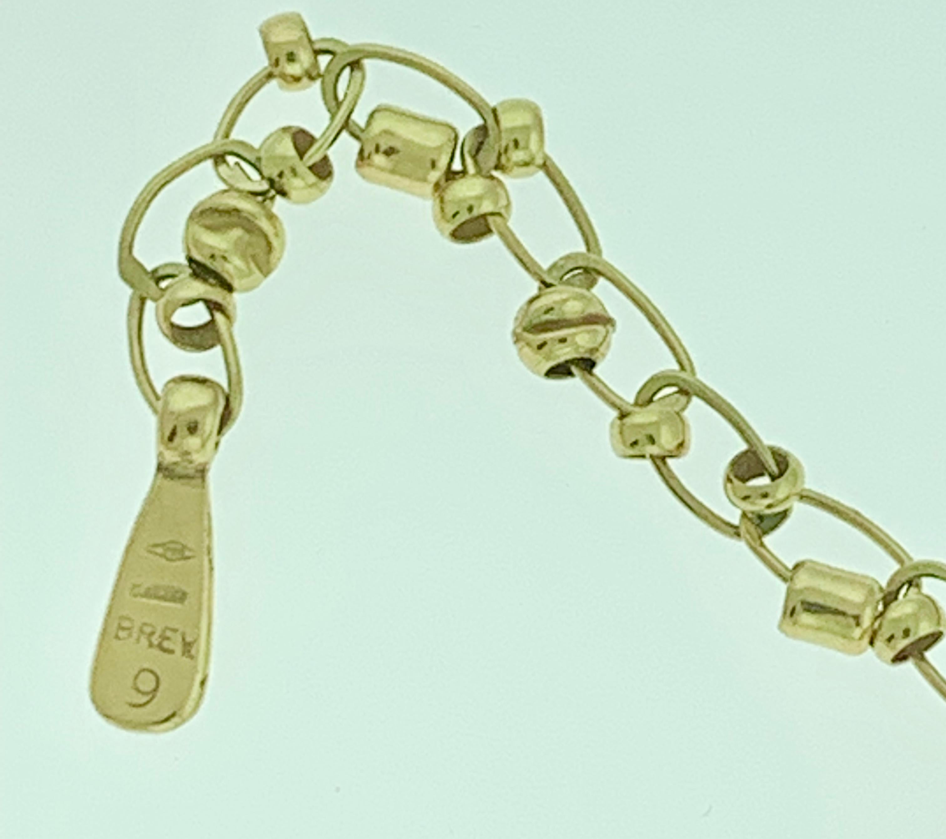 132 Gm 18 Karat Gelbgold Designer Orlando-Orlandini Halskette im Angebot 2