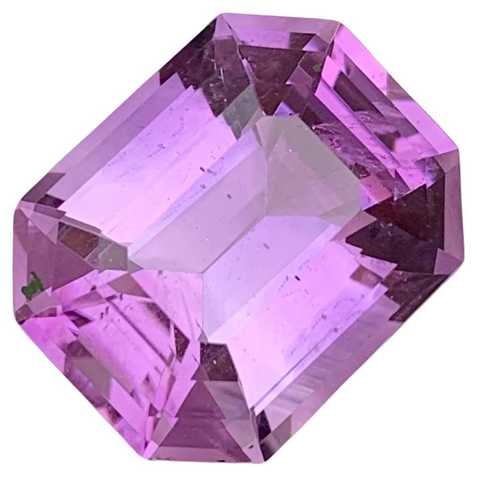 8.75 Carat Natural Loose Amethyst Octagon Shape Gem For Necklace For ...