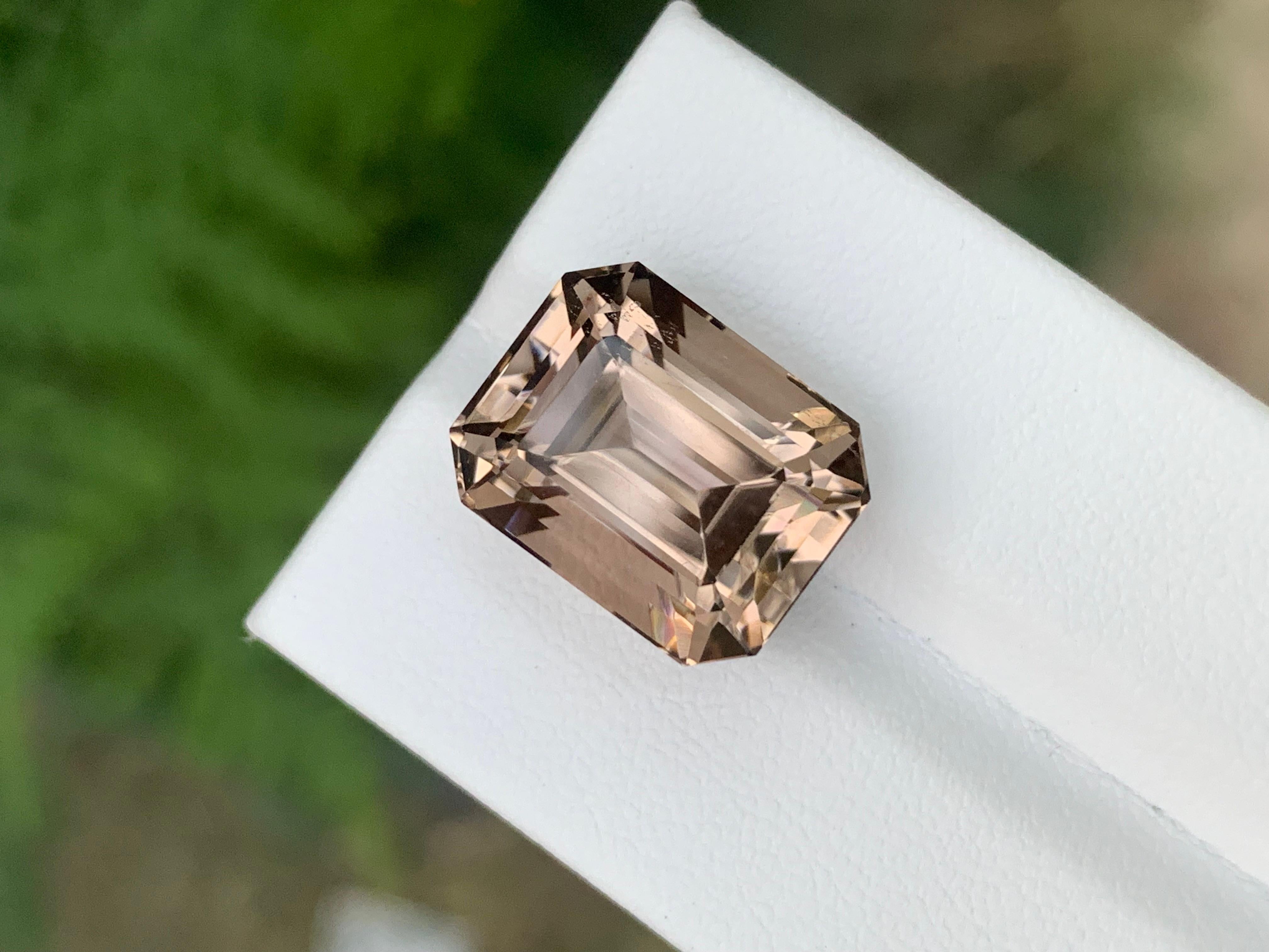 13,20 Karat Natürlicher loser Rauchquarz Edelstein im Angebot 5