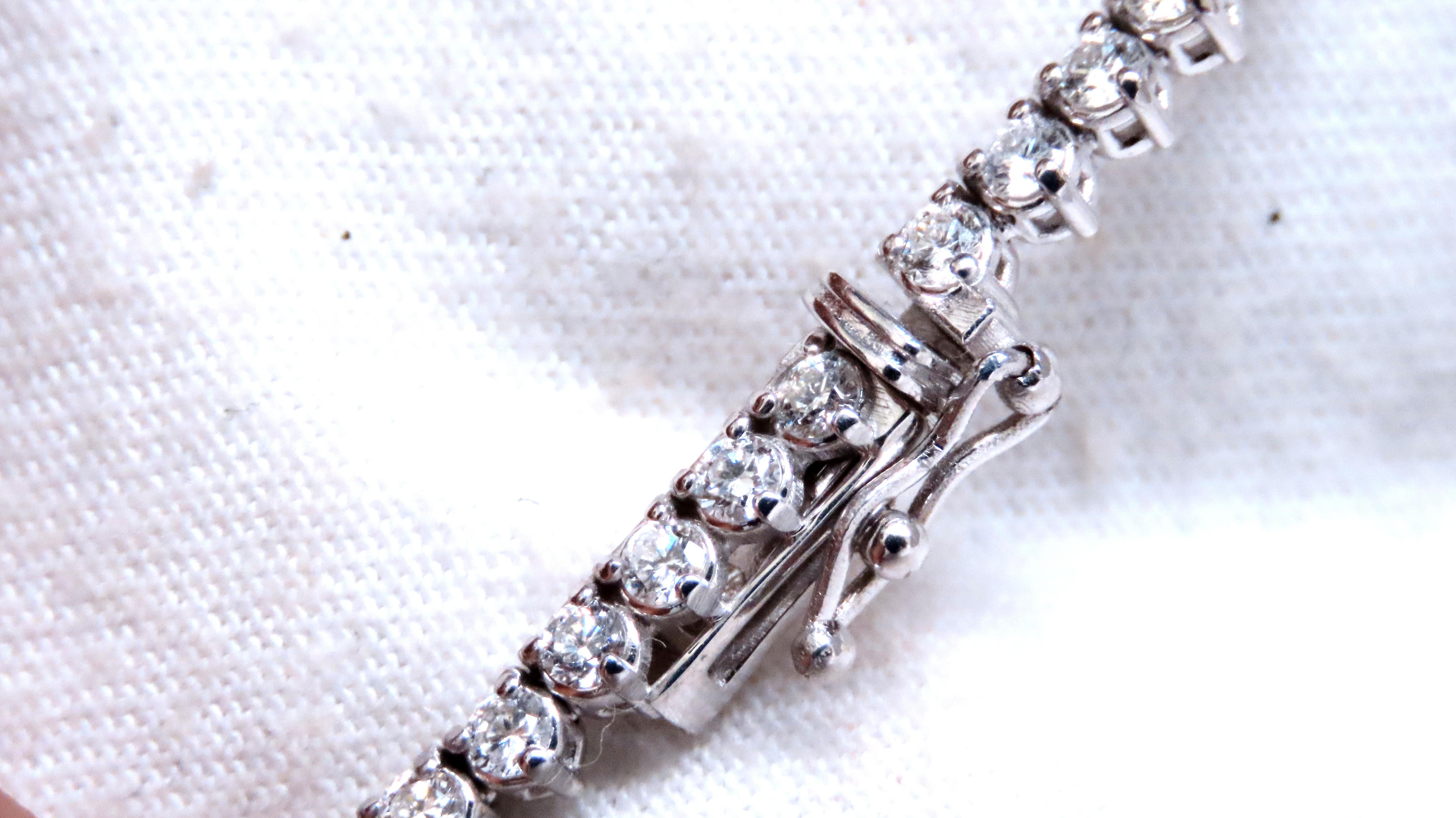13.20ct Diamants Naturels Collier Tennis Riviera Or 14kt 12523 Neuf - En vente à New York, NY