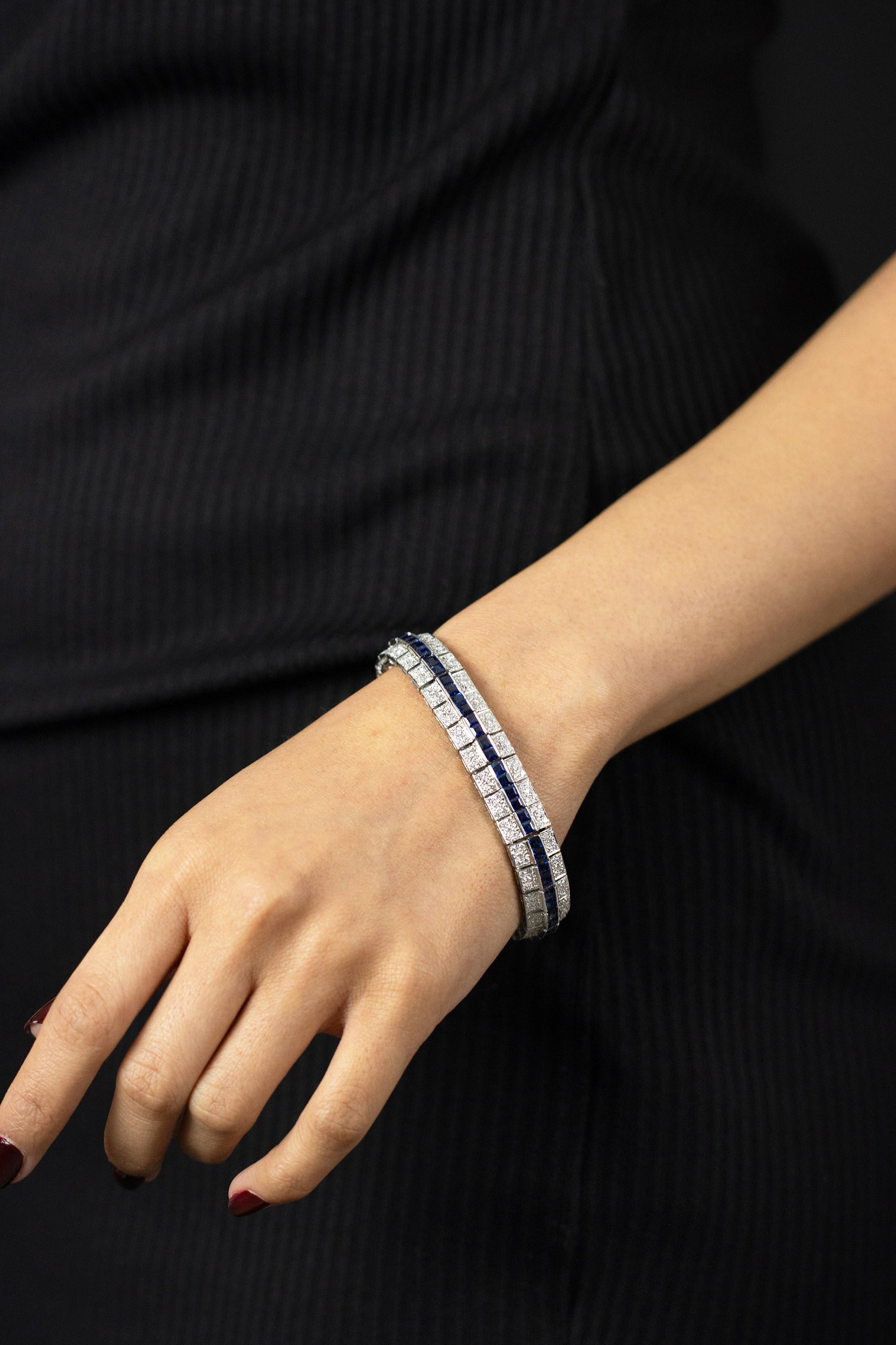 blue sapphire bracelets