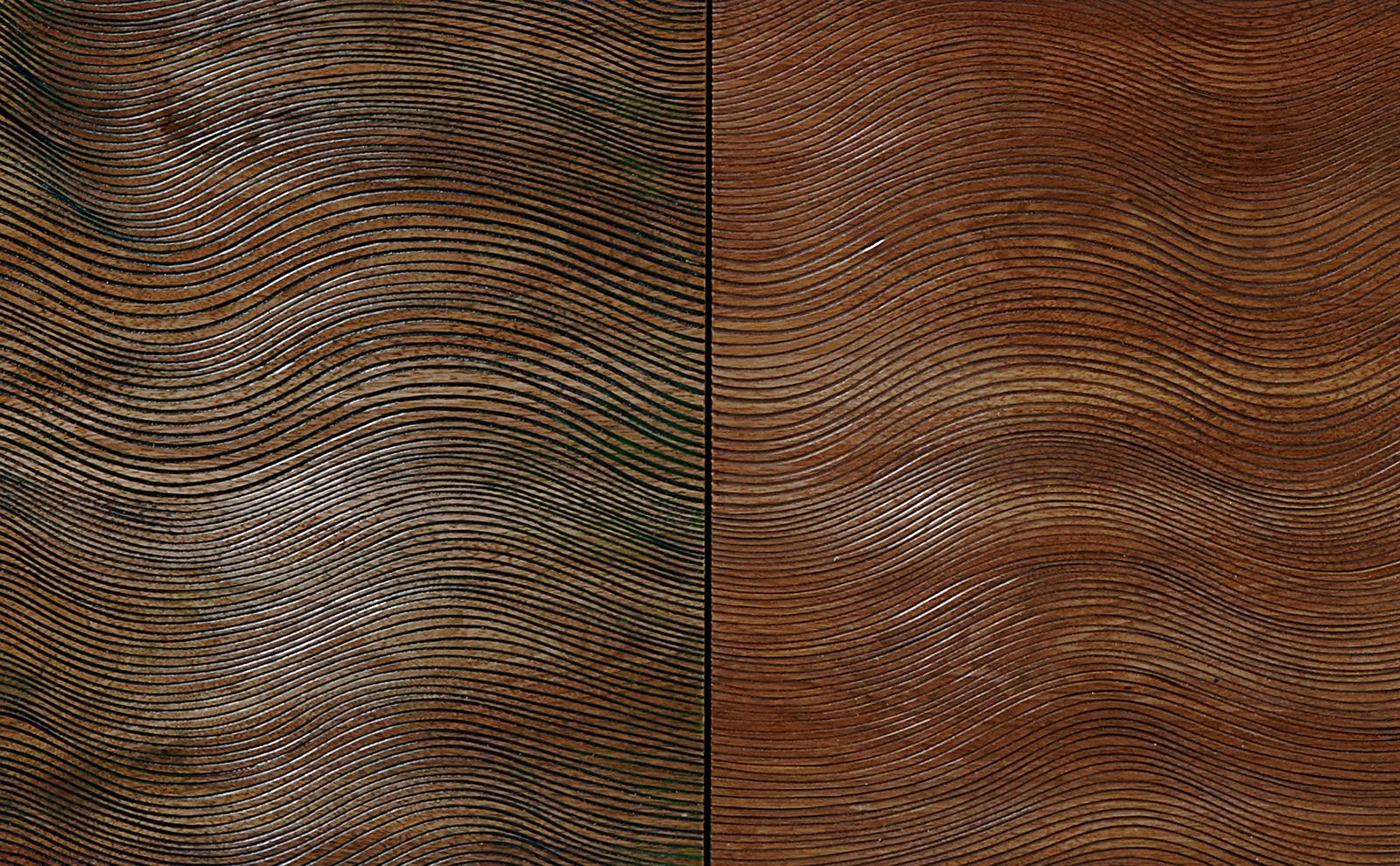 Sideboard in walnut with art intervention by the sculptor Paulo Neves.

Bespoke / Customizable
Identical shapes with different sizes and finishings.
All RAL colors available. (Mate / Half Gloss / Gloss)