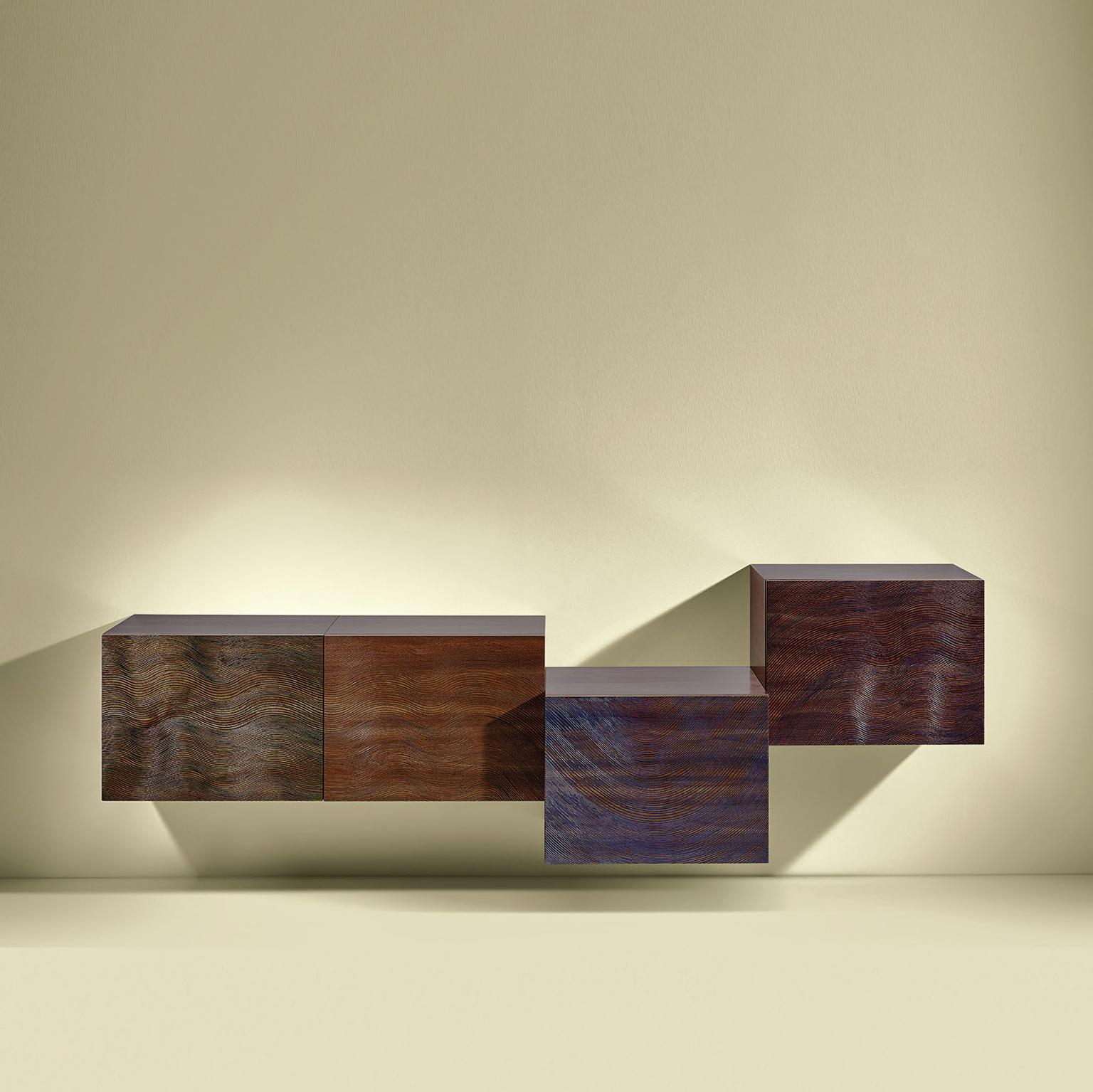 1323 Contemporary Sideboard with Artistic Intervention by Paulo Neves For Sale 8