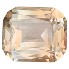 13.25 Carat Natural Loose Peach Golden Topaz Cushion Cut Pakistani Gemstone