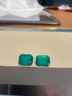 13.25 Carats, Octagon Pair, GRS Certified