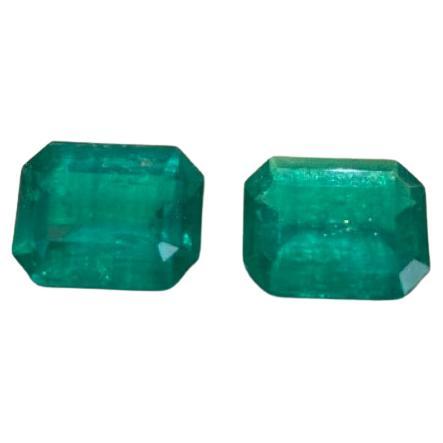 13.25 Carats, Octagon Pair, GRS Certified
