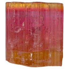 13.25 Grams Natural Bi-Color Tourmaline Crystal From Afghanistan