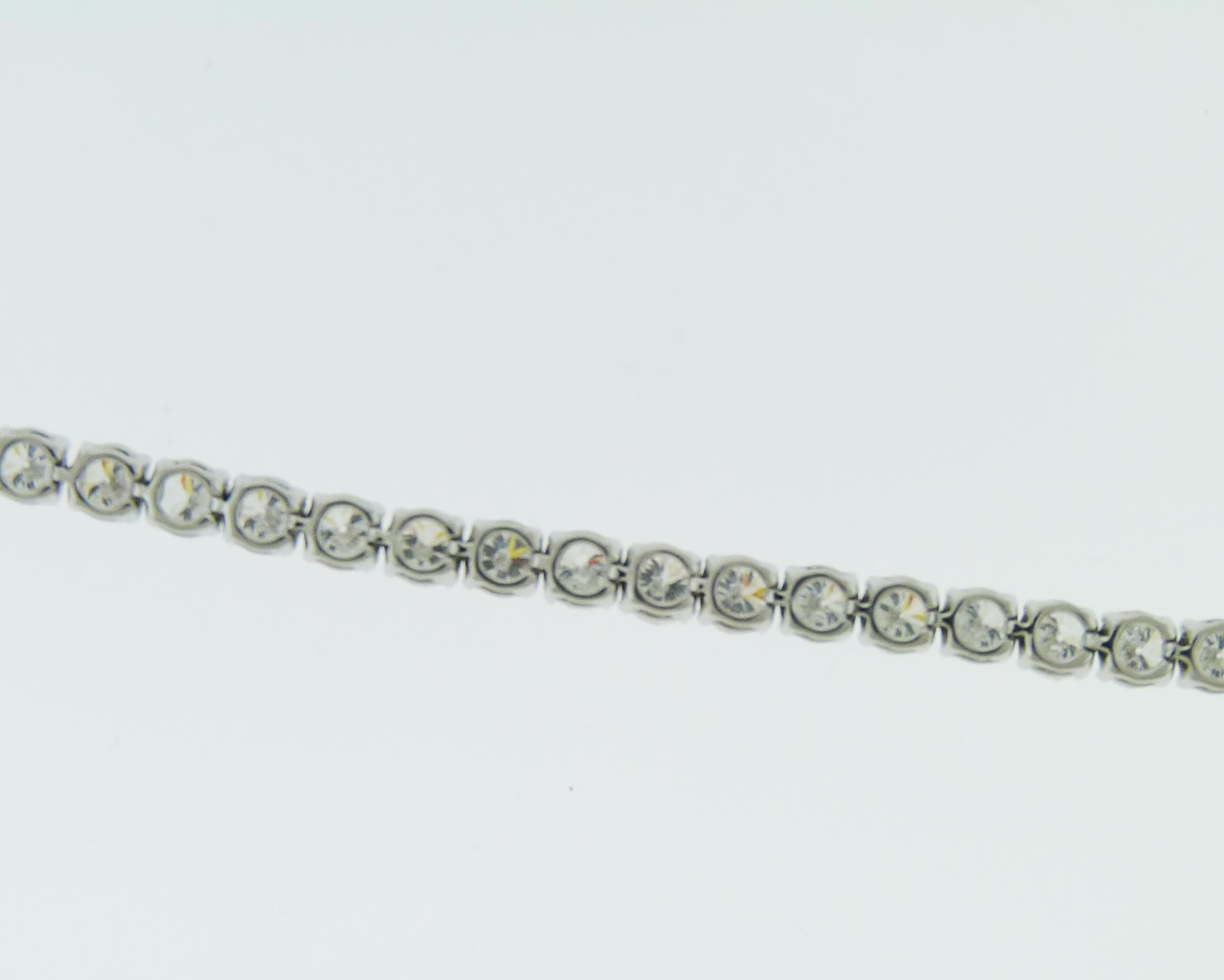 Contemporary Spectra Fine Jewelry 13.27 Carat Diamond Tennis Bracelet