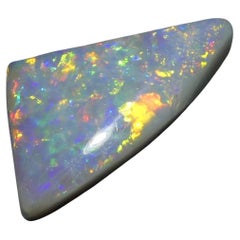 1.32ct Freeform Cabochon Gray Opal GIA Certified