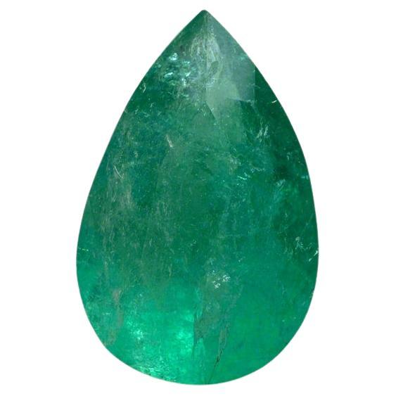 1.32ct Imperfect Colombian Emerald - Pear Cut Teardrop May Birthstone Gemstone
