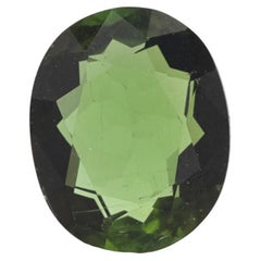 Tourmaline non sertie de 1,32 carat - Ovale véritable 8,19 mm x 6,64 mm