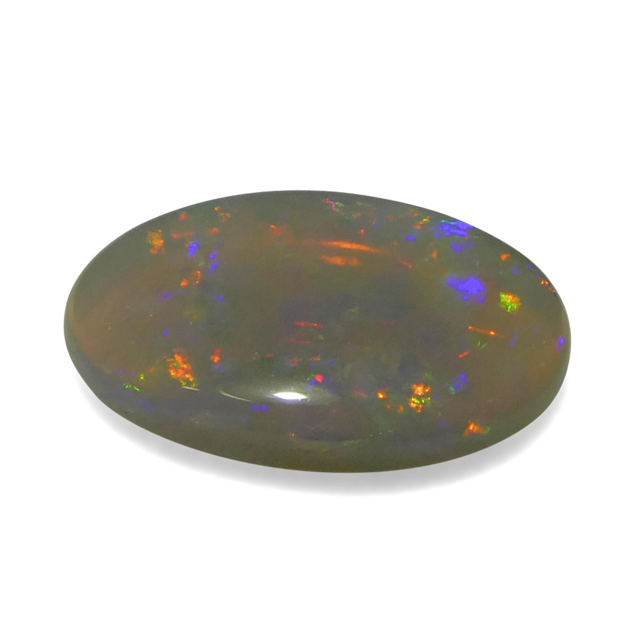 1.32 Karat ovaler weißer Opal mit Cabochonschliff aus Australien im Zustand „Neu“ im Angebot in Toronto, Ontario