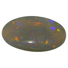 1.32ct Oval Cabochon White Opal from Australia
