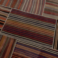 Tappeto patchwork turco vintage di dimensioni regolabili 13,2x16,5 piedi, Rug & Kilim overize
