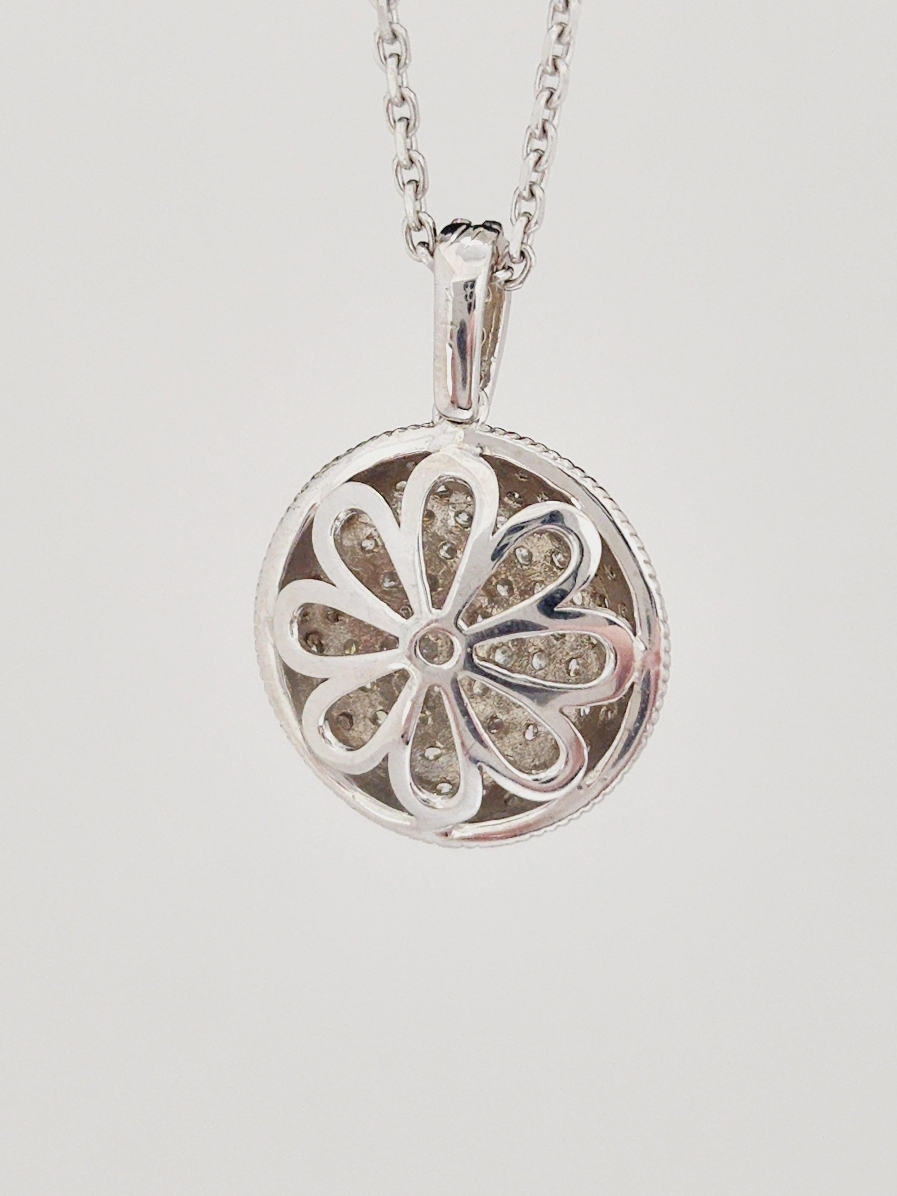white gold pendant only