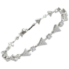 White Diamond Modern Bracelets