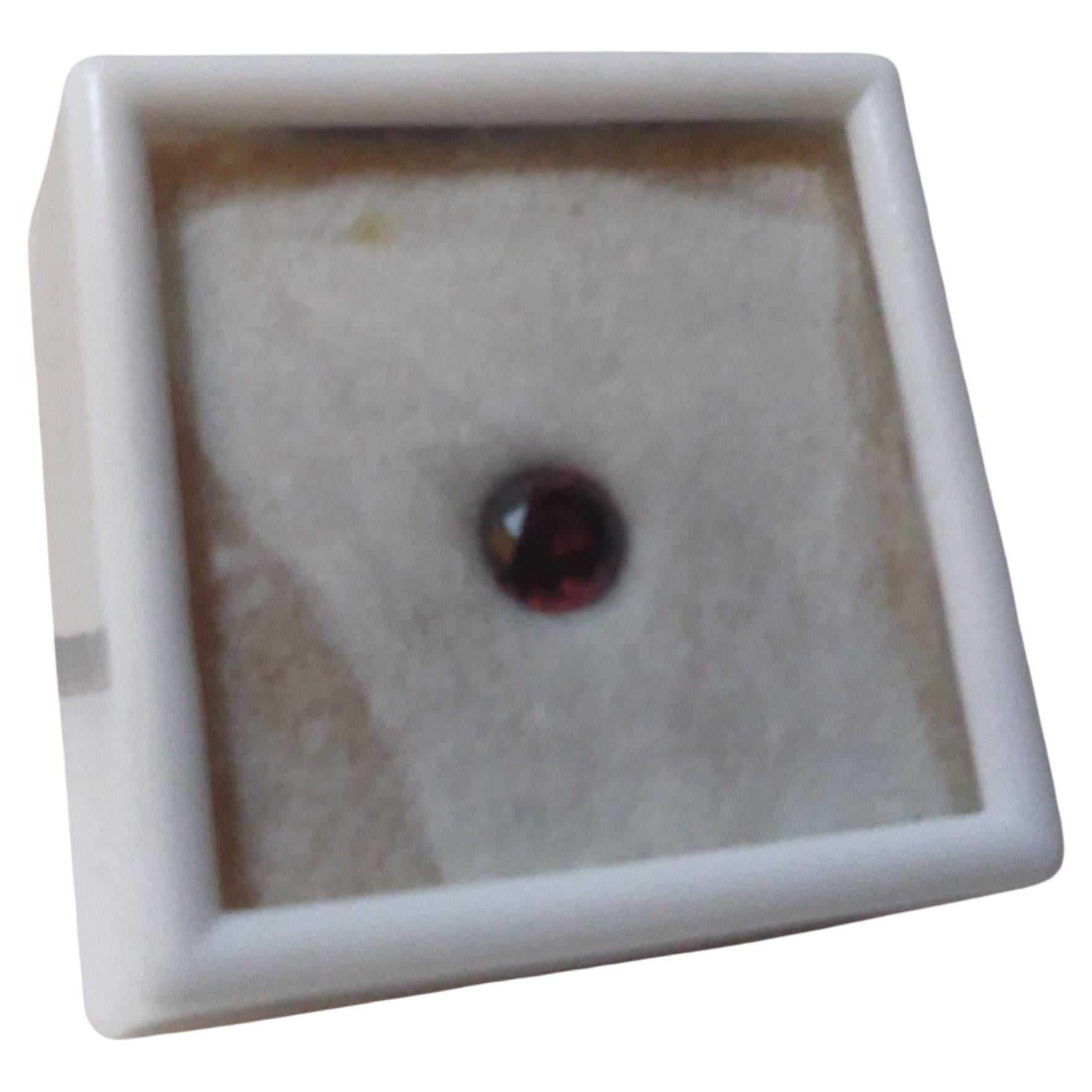 1,33 Karat rot-orangefarbene Zirkon im Angebot