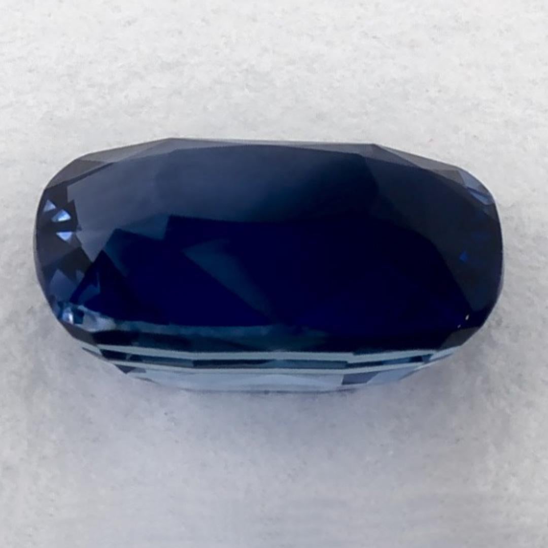 1.33 Karat Blauer Saphir Cushion Loser Edelstein im Zustand „Neu“ im Angebot in Fort Lee, NJ