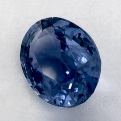 1.33 Ct Blue Sapphire Oval Loose Gemstone