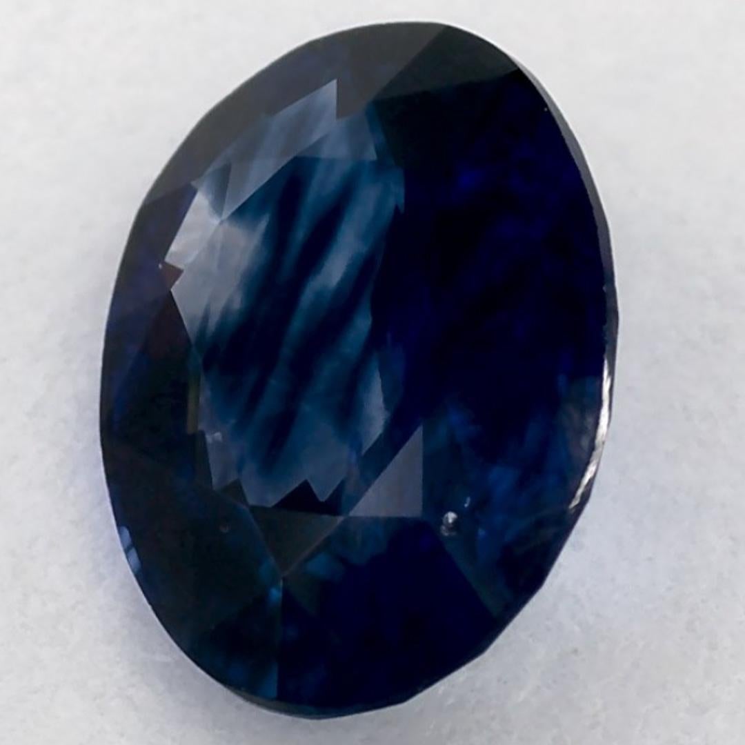 1.33 qt Zafiro Azul Oval Gema Suelta Corte oval en venta