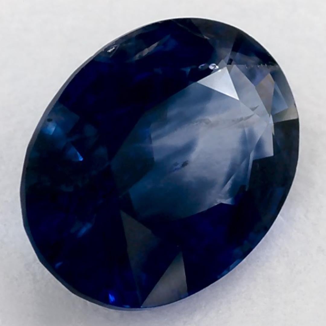 1.33 qt Zafiro Azul Oval Gema Suelta en Nuevo estado para la venta en Fort Lee, NJ