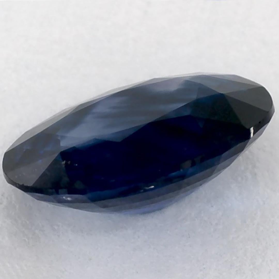 1.33 qt Zafiro Azul Oval Gema Suelta en venta 2