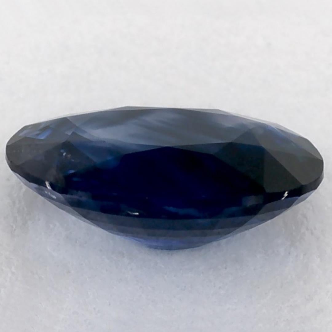 1.33 qt Zafiro Azul Oval Gema Suelta en venta 3