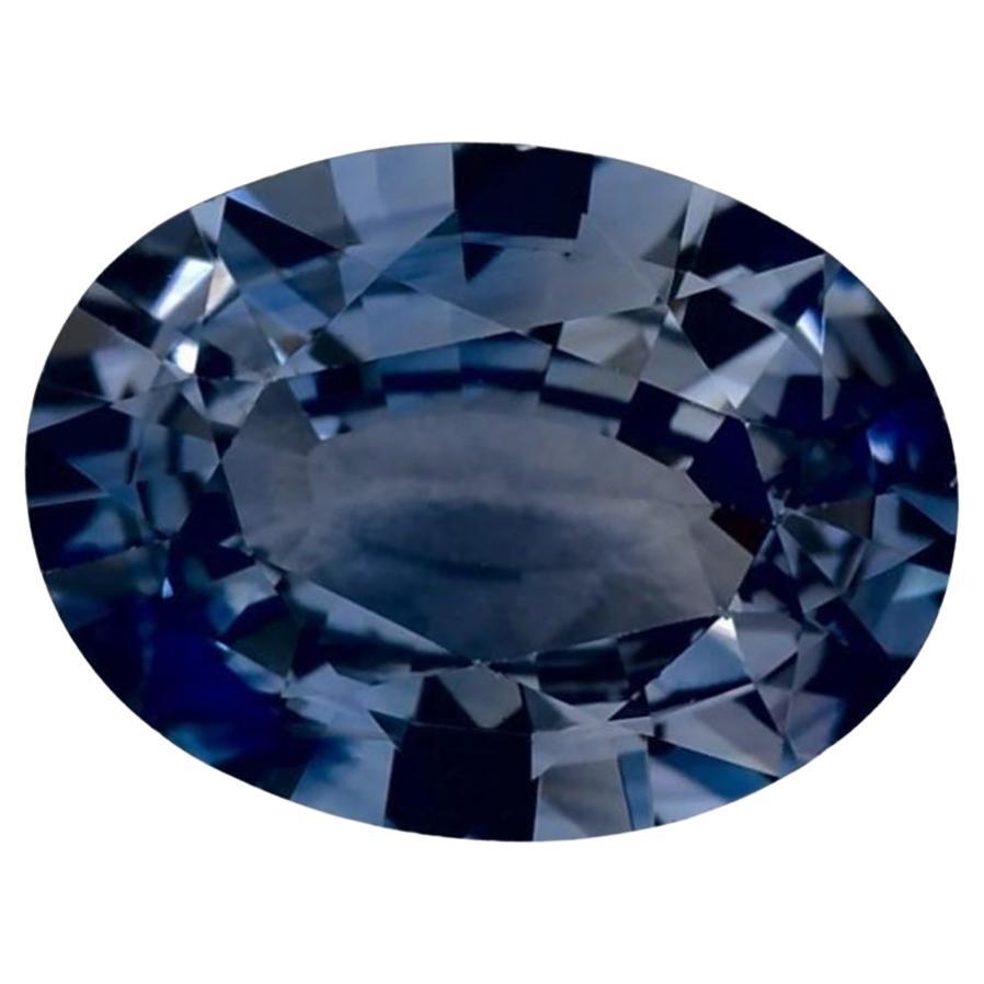 1.33 Karat Blauer Saphir Oval Loser Edelstein