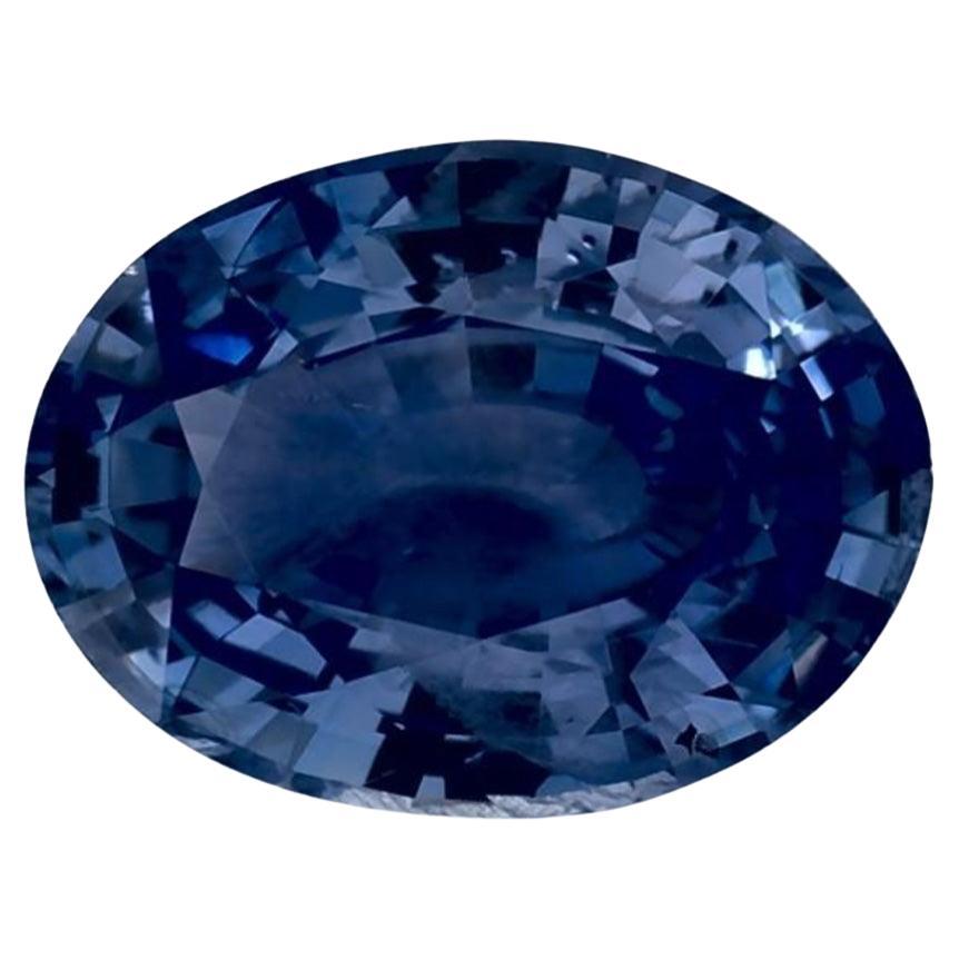 1.33 Karat Blauer Saphir Oval Loser Edelstein