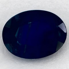 1.33 Ct Blue Sapphire Oval Loose Gemstone
