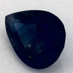 1.33 Ct Blue Sapphire Pear Loose Gemstone