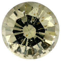 1.33 Ct Green Sapphire Round Loose Gemstone (Saphir vert rond en vrac)