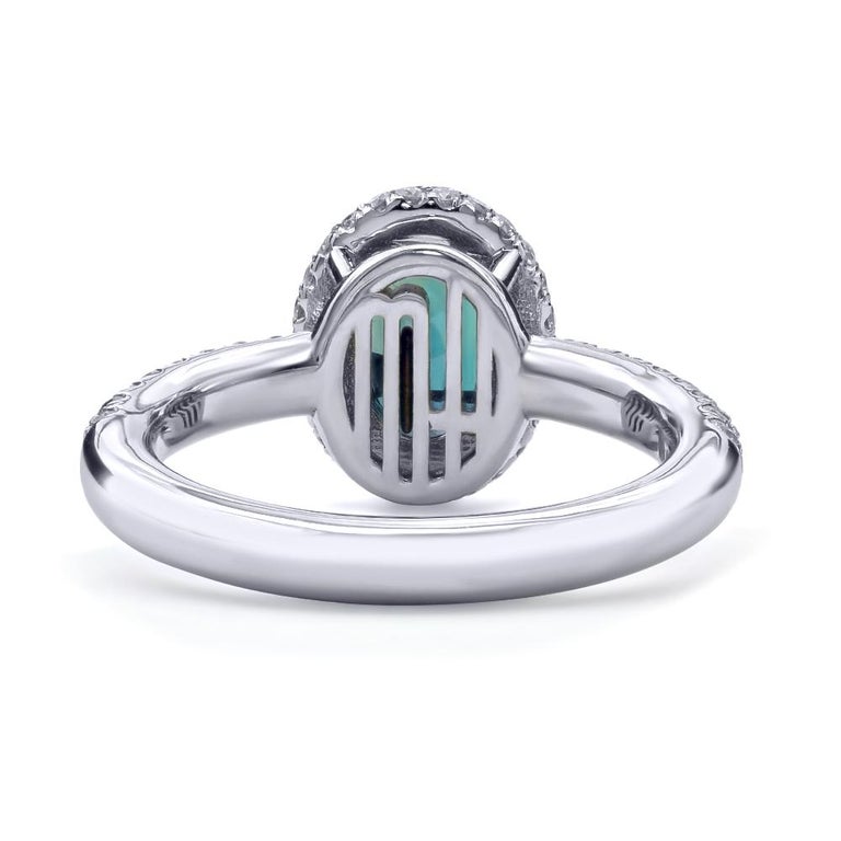 Mark Henry 1.33 Carat Natural Brazilian Alexandrite and Diamond Ring