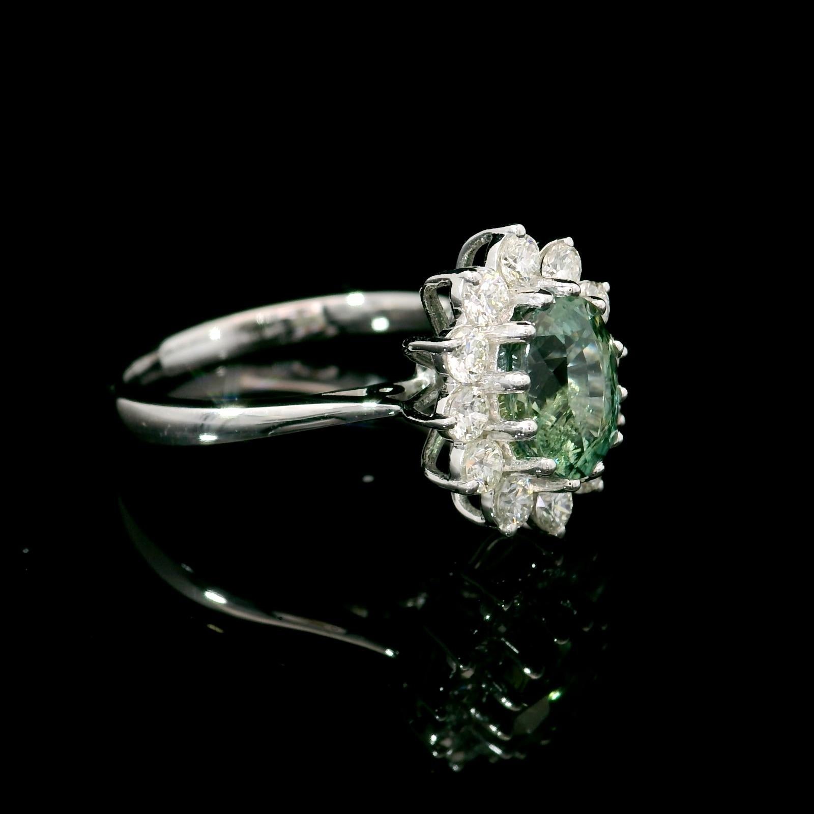 1.33 cts sapphire gemstone ring In New Condition For Sale In บางรัก, TH