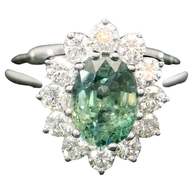 1.33 cts sapphire gemstone ring