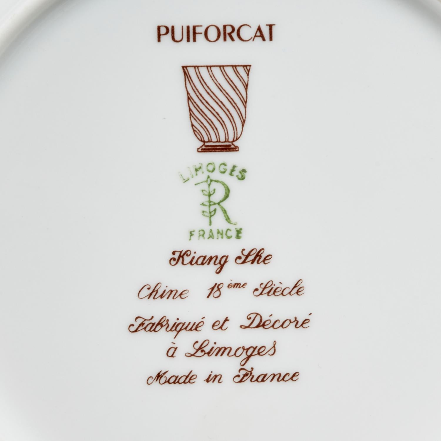 133 Piece House of Puiforcat Kiang She Dinner Service for 12 by Limoges, France For Sale 5