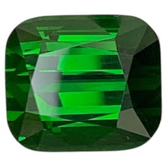 13.30 Carat Natural Loose Green Tourmaline Stone Cushion Cut Afghan Gemstone