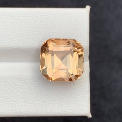 13.30 Carat Natural Loose Imperial Topaz Stone Cushion Cut Pakistani Gemstone