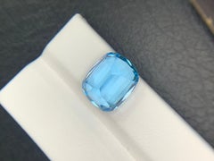 13.35 Carats Natural Sky Blue Topaz Cushion Cut Gemstone