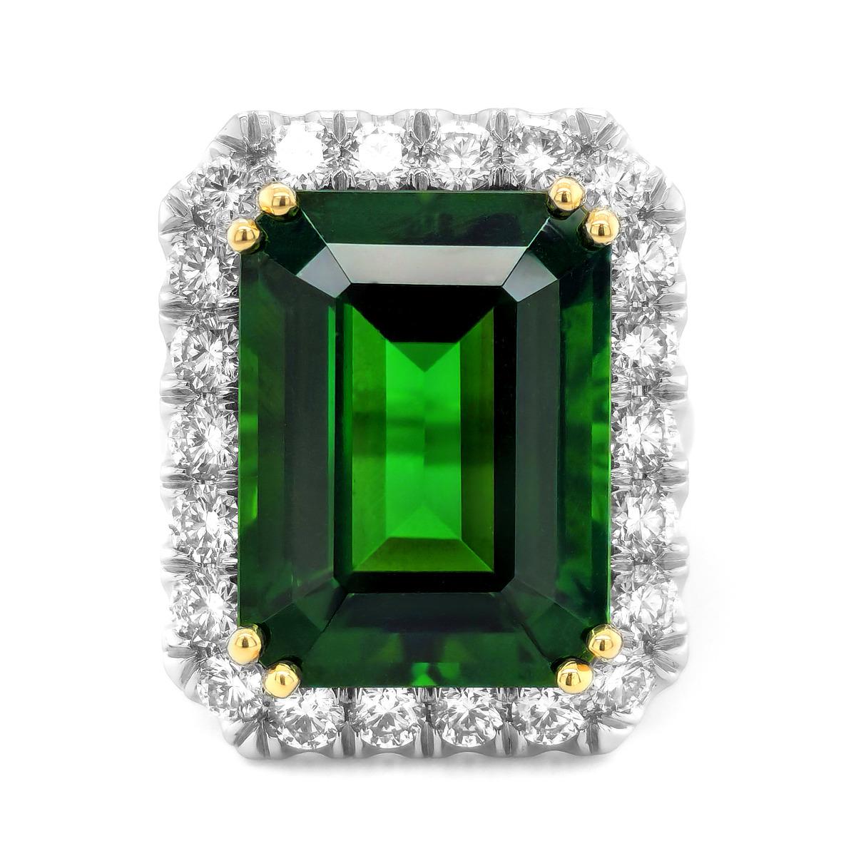 Dieser atemberaubende Ring mit grünem Turmalin bringt Farbe in Ihren Alltag. Unser Oktober-Geburtssteinring ist eine gute Wahl. Dieser schillernde Ring mit Diamanten und Turmalin ist ein echter Hingucker. Wir haben ein Gleichgewicht zwischen Klassik