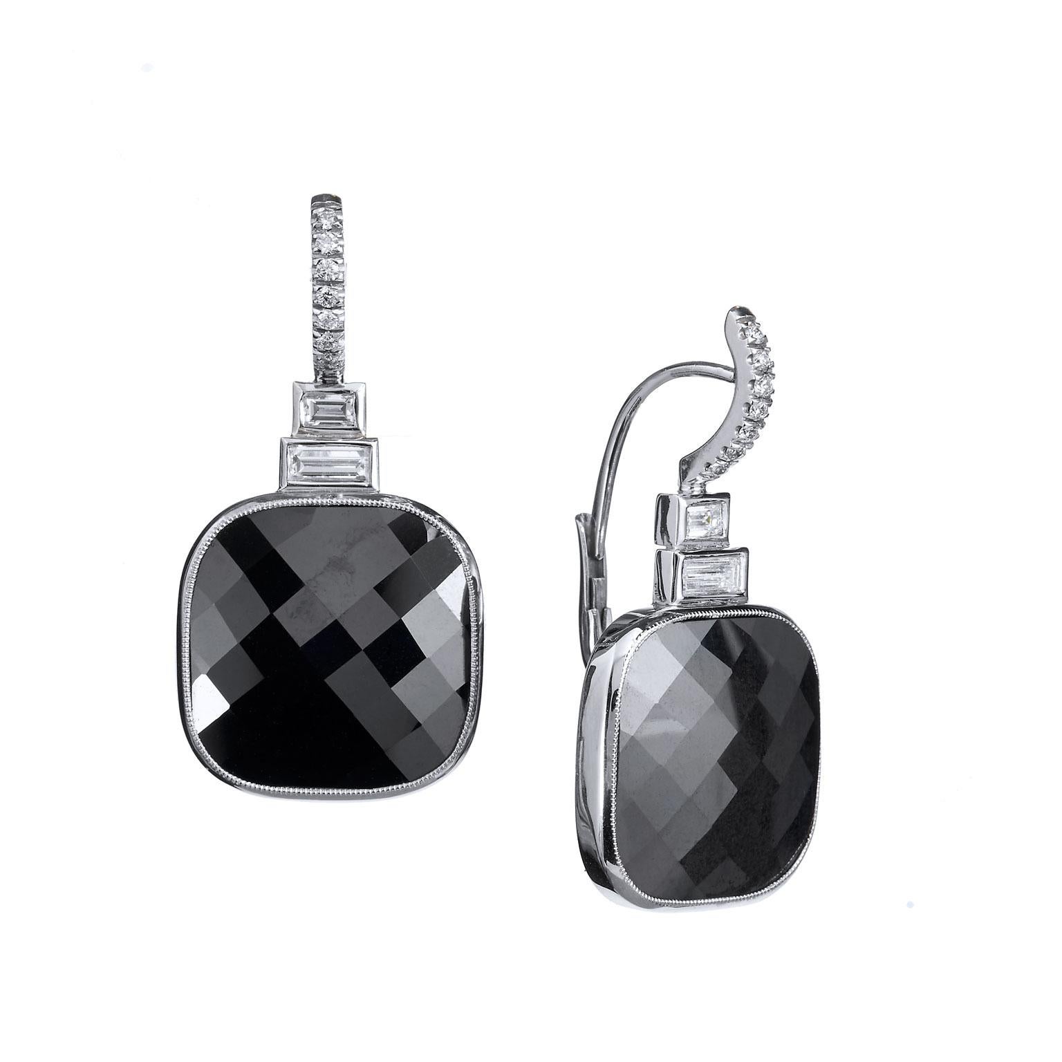 black diamond earrings for men
