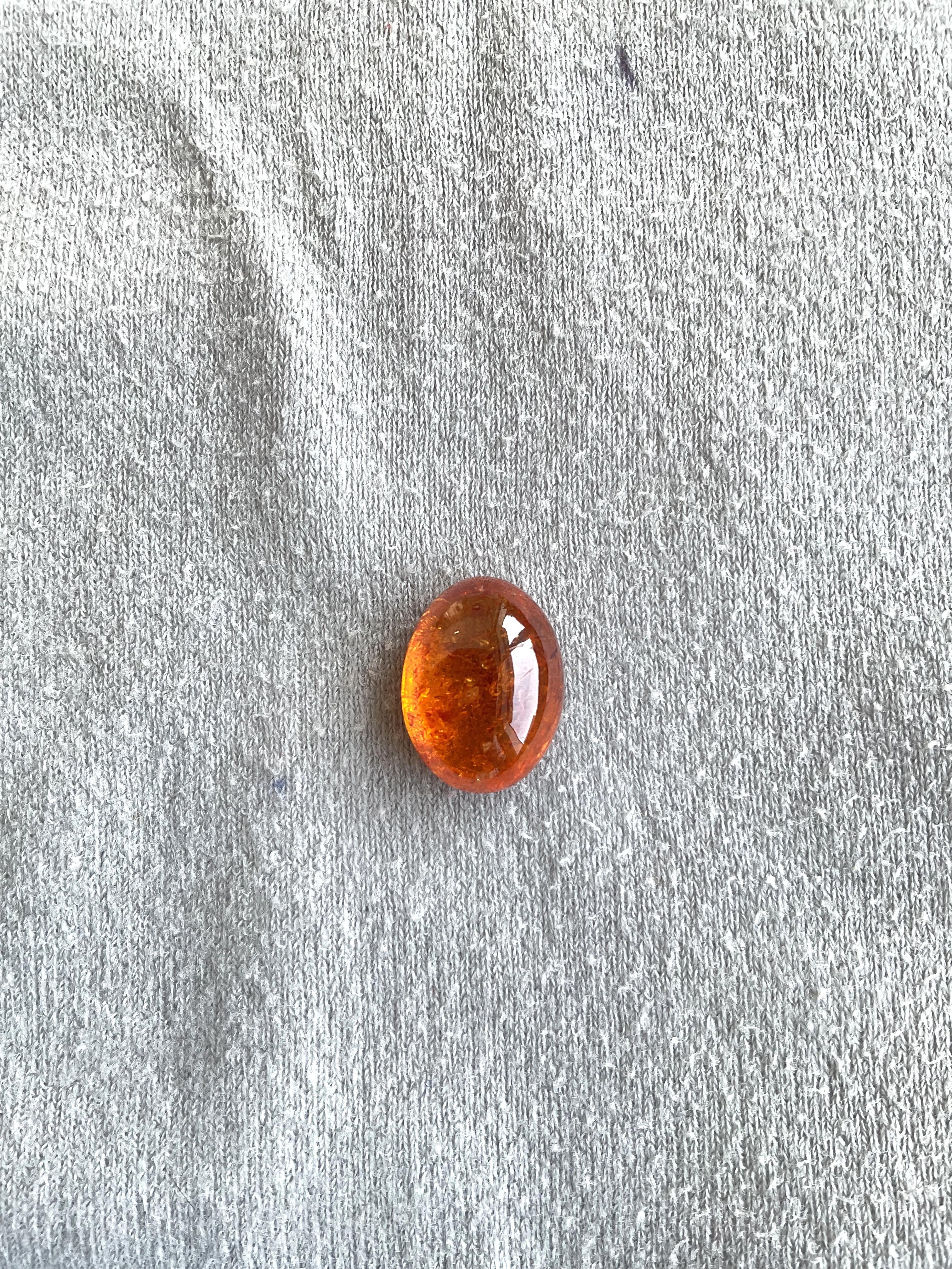 13.38 Carati di Granato Fanta Spessartite Cabochon ovale di qualità superiore Nature

Peso - 13,38 carati
Dimensioni - 15,5x12x7 MM
Pezzo - 1
Forma - Cabochon ovale