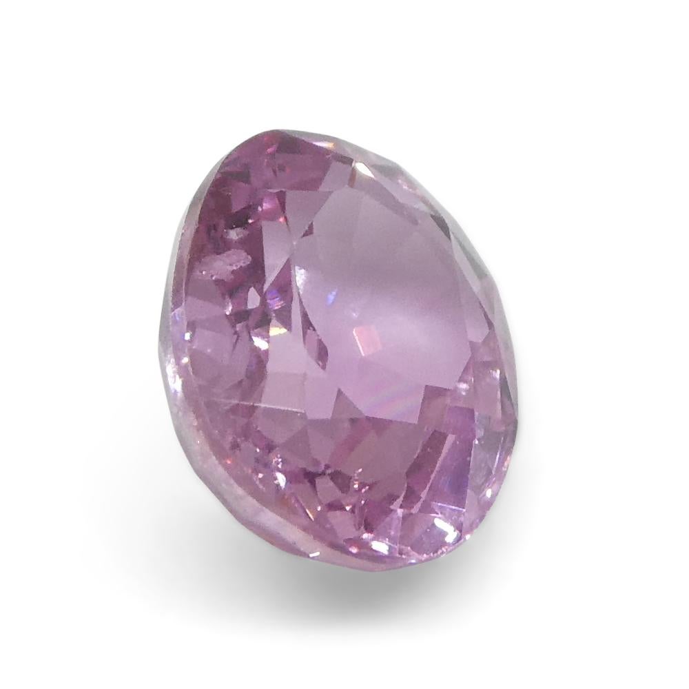 1.33ct Cushion Pink Sapphire from East Africa, Unheated For Sale 1