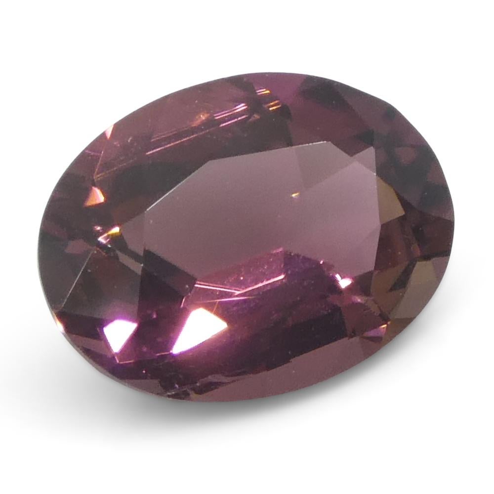 1.33ct Tormalina rosa ovale in vendita 2