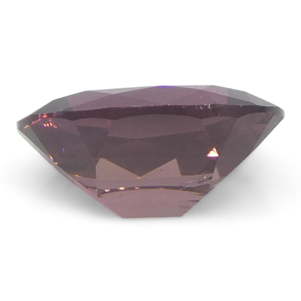 1.33ct Tormalina rosa ovale in vendita 3
